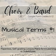 Musical Terms #1 Digital File Digital Resources cover